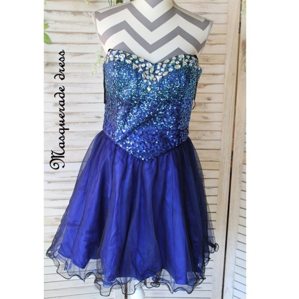 masquerade padgeant dress(147)